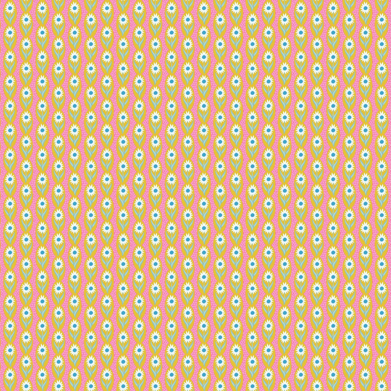 PRE-Order Anna Maria Textiles- Sugar Coated- Daisy Chain AMT201-54C Bright- Half Yard- May 2027 - Modern Fabric Shoppe