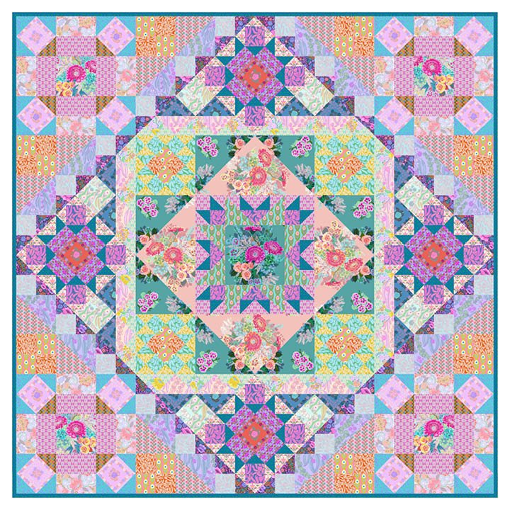 PRE-Order Anna Maria Textiles- Sugar Coated Quilt Kit featuring Sugar Coated- May 2027 - Modern Fabric Shoppe