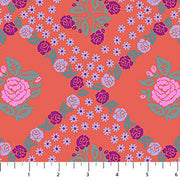 PRE-Order Anna Maria Textiles- Sugar Coated- Rose Paper AMT202-38C Sunset- Half Yard- May 2027 - Modern Fabric Shoppe