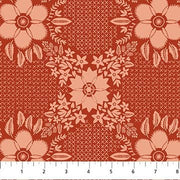 PRE - Order Anna Maria Textiles - Sunseekers - Embroidery AMT194 - 59V Tomato - Half Yard - January 2027 - Modern Fabric Shoppe