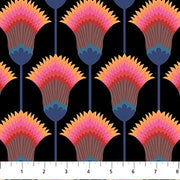 PRE - Order Anna Maria Textiles - Sunseekers - Feather Bloom AMT195 - 99L Midnight - Half Yard - January 2027 - Modern Fabric Shoppe