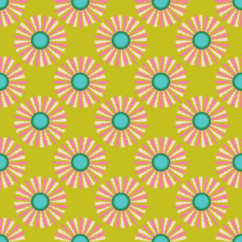 PRE - Order Anna Maria Textiles - Sunseekers - Ribbon Rays AMT196 - 72L Guava - Half Yard - January 2027 - Modern Fabric Shoppe