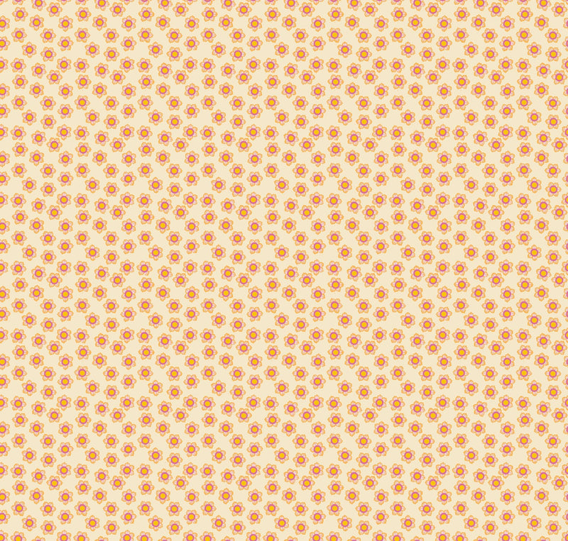 PRE - Order Anna Maria Textiles - Sunseekers - Twinkling AMT198 - 10V Buttermilk - Half Yard - January 2027 - Modern Fabric Shoppe