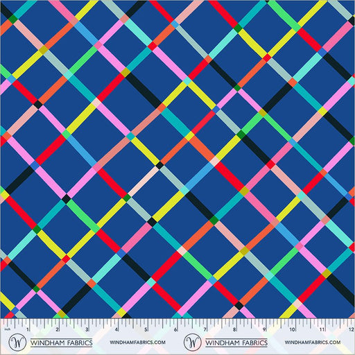 PRE - Order Annabel Wrigley - Happy Place - Crossing 55375D - 10 Majorelle Blue - Half Yard - August 2026 - Modern Fabric Shoppe