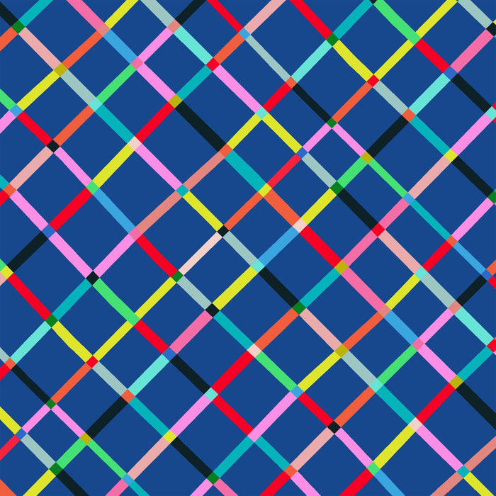 PRE - Order Annabel Wrigley - Happy Place - Crossing 55375D - 10 Majorelle Blue - Half Yard - August 2026 - Modern Fabric Shoppe