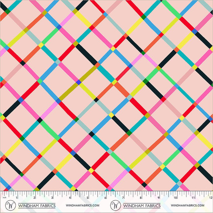 PRE - Order Annabel Wrigley - Happy Place - Crossing 55375D - 9 Blush - Half Yard - August 2026 - Modern Fabric Shoppe