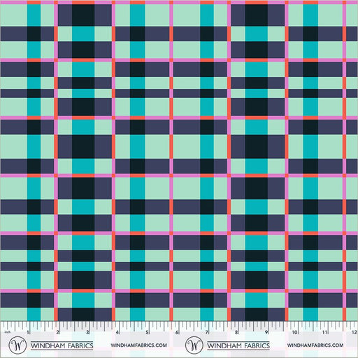 PRE - Order Annabel Wrigley - Happy Place - Tower 55377D - 14 Turquoise - Half Yard - August 2026 - Modern Fabric Shoppe