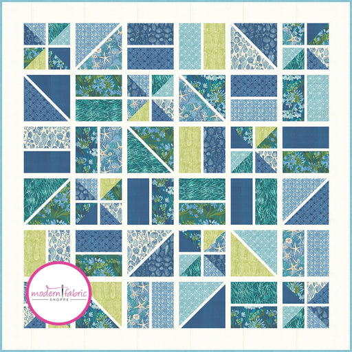 PRE-ORDER Backlash-Cream Quilt Kit featuring Serena Shores by Robin Pickens- November 2024 - Modern Fabric Shoppe