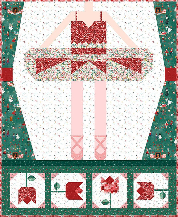 PRE - ORDER Be A Ballerina Quilt Kit featuring Nutcracker Tradition by Jennifer Long - May 2026 - Modern Fabric Shoppe