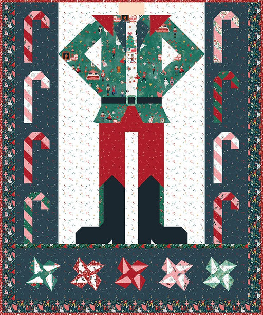 PRE - ORDER Be A Nutcracker Quilt Kit featuring Nutcracker Tradition by Jennifer Long - May 2026 - Modern Fabric Shoppe