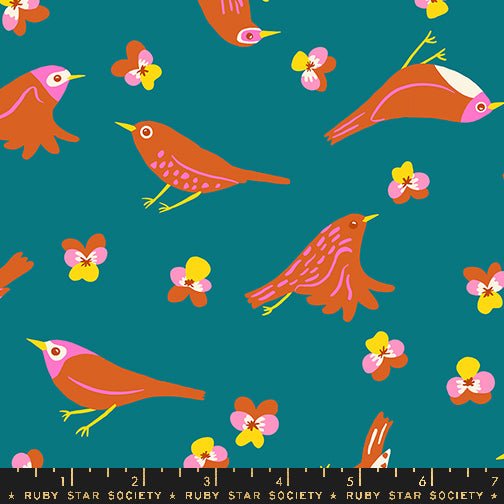 PRE - ORDER Bird is the Word by Kimberly Kight - Storytime RS3076 13 - Half Yard - December 2024 - Modern Fabric Shoppe