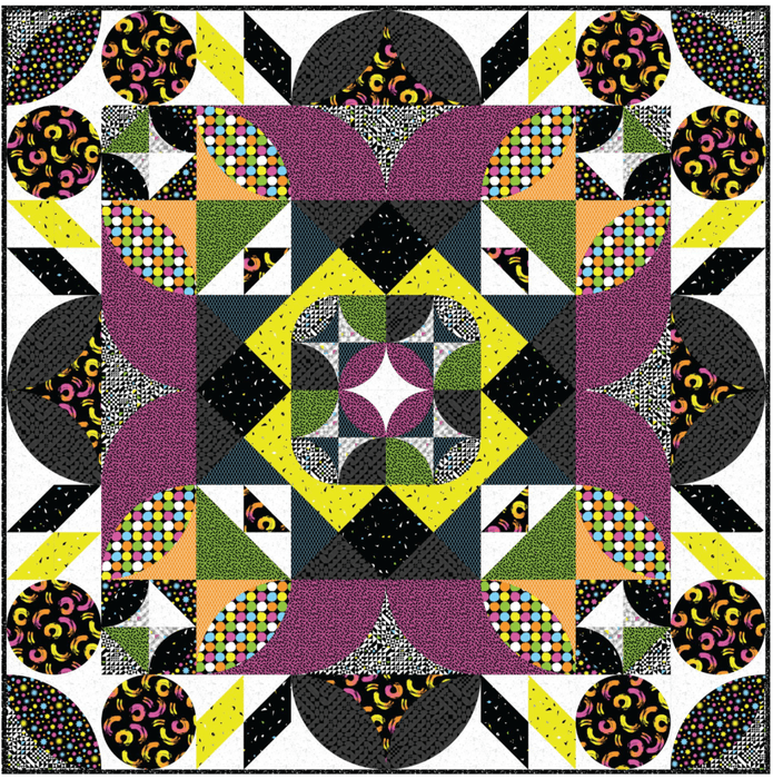PRE - Order Bloem Quilt Kit featuring Prismatic by Libs Elliott - August 2026 - Modern Fabric Shoppe