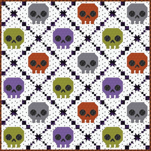 PRE-Order Bone Brigade Light Quilt Kit featuring Enchanter by Libs Elliott- April 2027 - Modern Fabric Shoppe