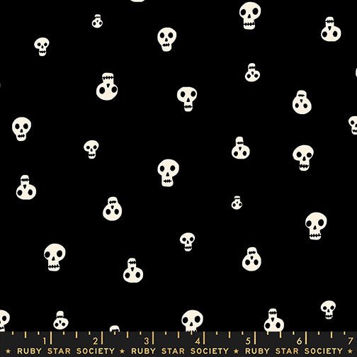 PRE-ORDER Boo Valley by Alexia Marcella Abegg- RS 4199 16 Black - Half Yard- June 2027 - Modern Fabric Shoppe