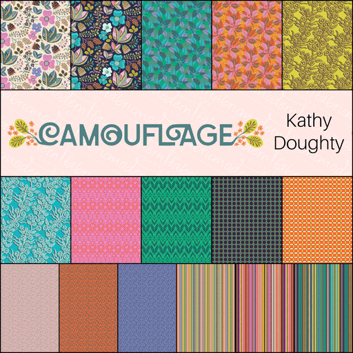 PRE - Order Camouflage by Kathy Doughty - Half Yard Bundle - March 2026 - Modern Fabric Shoppe