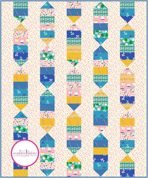 PRE-ORDER Candy Stripes Quilt Kit featuring Eye Candy by Ruby Star Society Collaborative- November 2024 - Modern Fabric Shoppe