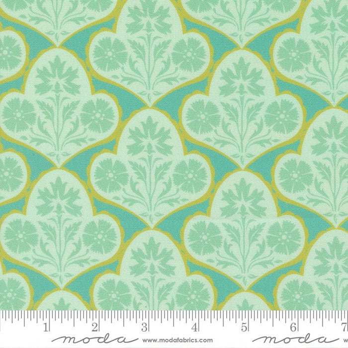 PRE - Order Cannon Beach by Crystal Manning - 11975 14 Turquoise - Half Yard - February 2026 - Modern Fabric Shoppe