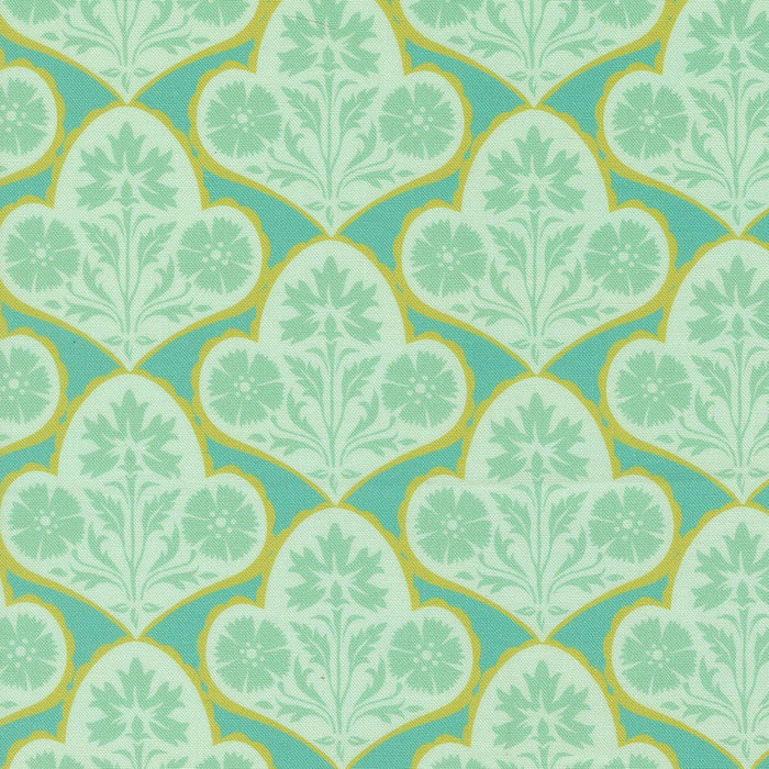 PRE - Order Cannon Beach by Crystal Manning - 11975 14 Turquoise - Half Yard - February 2026 - Modern Fabric Shoppe