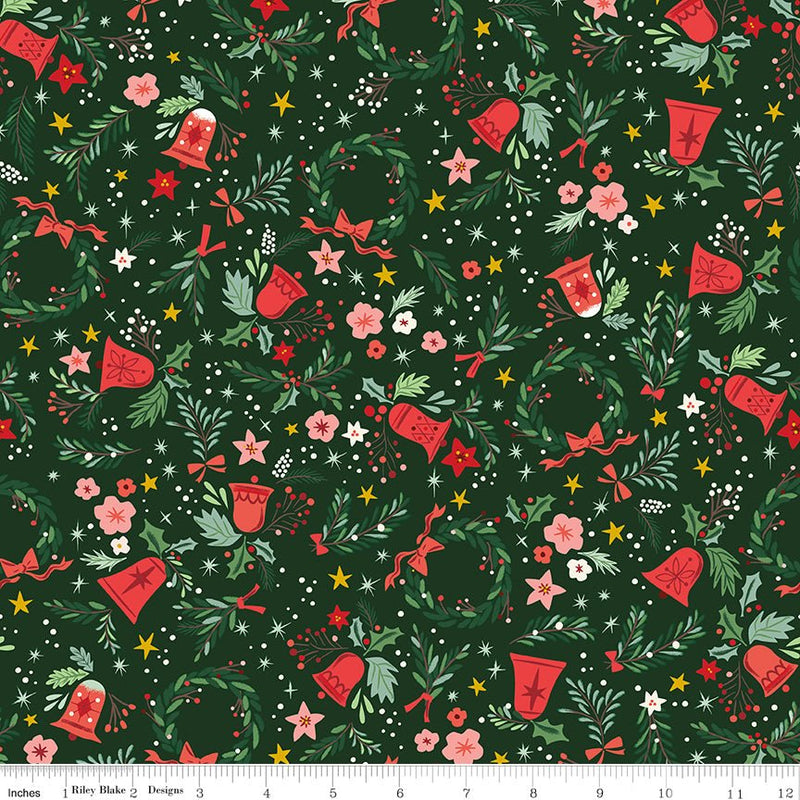 PRE-Order Carol by Jill Howarth- Berries and Boughs SC19056 Woodland- Half Yard- May 2027 - Modern Fabric Shoppe