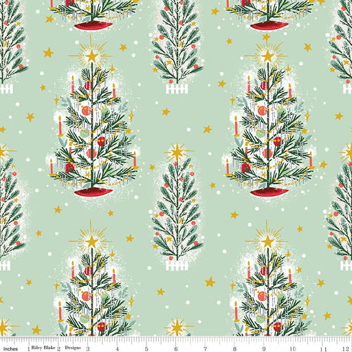 PRE-Order Carol by Jill Howarth- Honour Christmas SC19052 Mint- Half Yard- May 2027 - Modern Fabric Shoppe