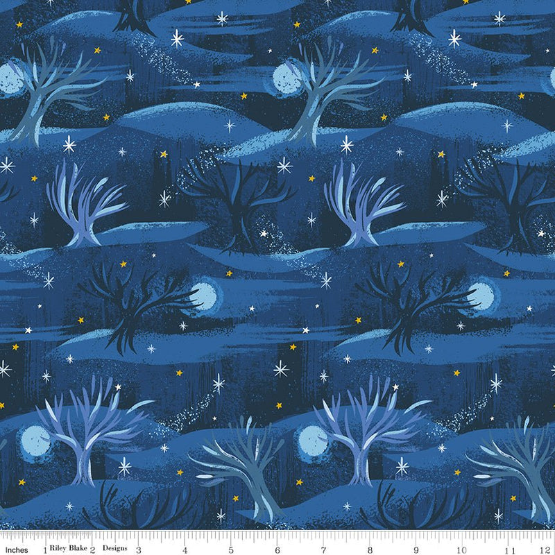 PRE-Order Carol by Jill Howarth- The End SC19054 Twilight- Half Yard- May 2027 - Modern Fabric Shoppe