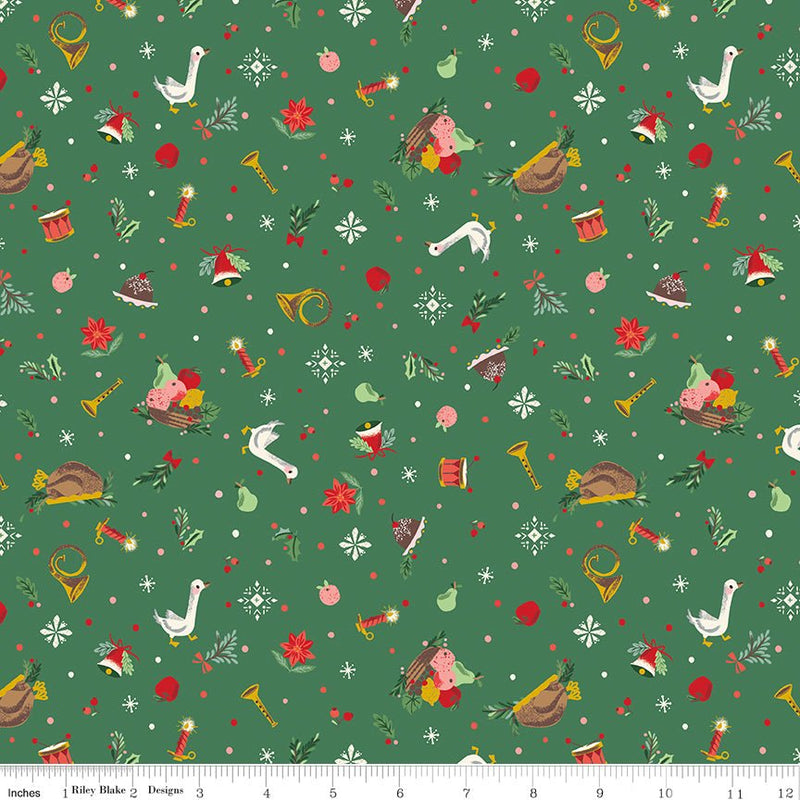 PRE-Order Carol by Jill Howarth- Wonderful Pudding SC19057 Cactus- Half Yard- May 2027 - Modern Fabric Shoppe