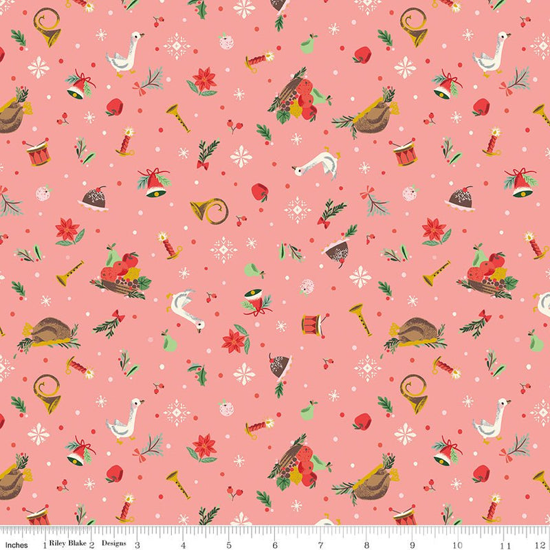 PRE-Order Carol by Jill Howarth- Wonderful Pudding SC19057 Grapefruit- Half Yard- May 2027 - Modern Fabric Shoppe