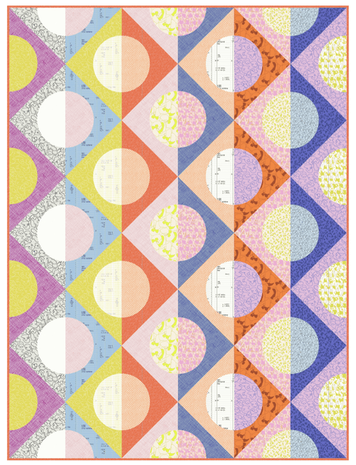 PRE - Order Carolyn Friedlander - Quarter Moon Quilt Kit featuring Memento - July 2026 - Modern Fabric Shoppe