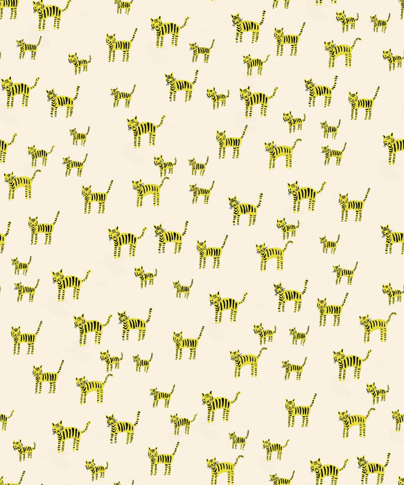 PRE - Order Catnap by Alexia Marcella Abegg - RS 4132 11 - Citron - Half Yard - October 2025 - Modern Fabric Shoppe
