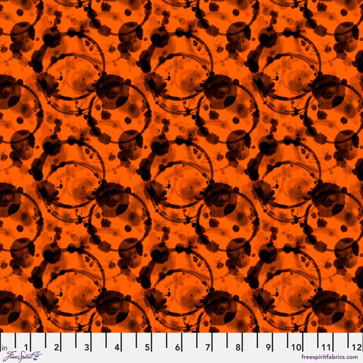 PRE - Order Chain Mail by Rachel Hauer - Ink PWRH144.ORANGE - Half Yard May 2026 - Modern Fabric Shoppe