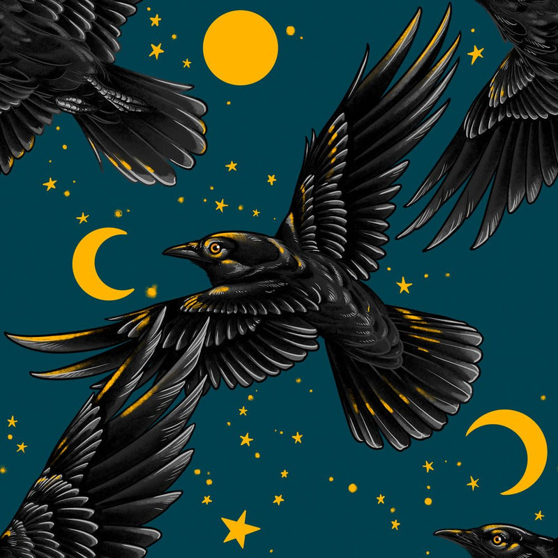 PRE - Order Chain Mail by Rachel Hauer - On The Wing PWRH146.TEAL - Half Yard May 2026 - Modern Fabric Shoppe