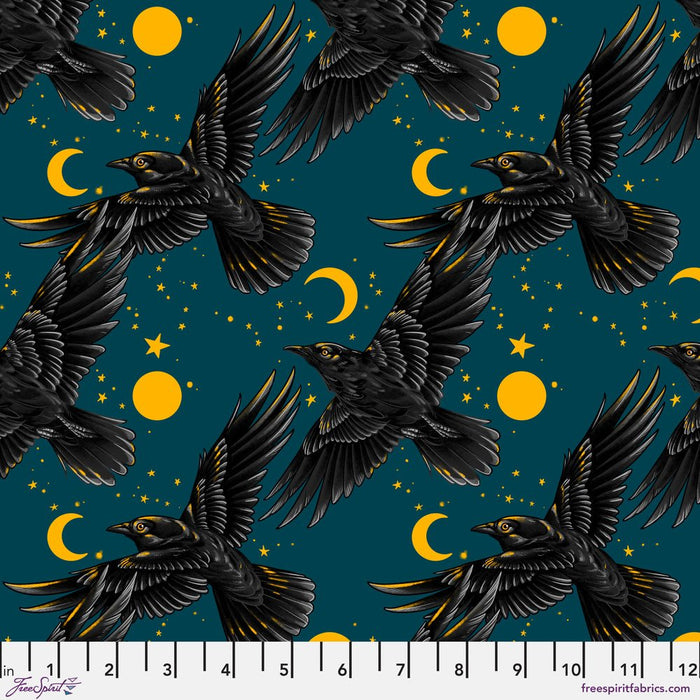 PRE - Order Chain Mail by Rachel Hauer - On The Wing PWRH146.TEAL - Half Yard May 2026 - Modern Fabric Shoppe