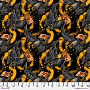 PRE - Order Chain Mail by Rachel Hauer - Overnight Delivery PWRH147.BLACK - Half Yard May 2026 - Modern Fabric Shoppe