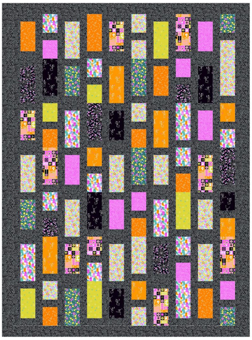PRE - Order City Windows Quilt Kit featuring Ghostly Garden by KP Creates - March 2026 - Modern Fabric Shoppe