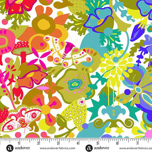 PRE - Order Color Wheel by Alison Glass - Art Theory Whole Cloth A - 1441 - L Day - Half Yard - April 2025 - Modern Fabric Shoppe