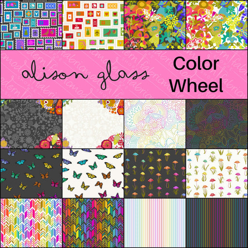 PRE - ORDER Color Wheel by Alison Glass - Half Yard Bundle - April 2025 - Modern Fabric Shoppe