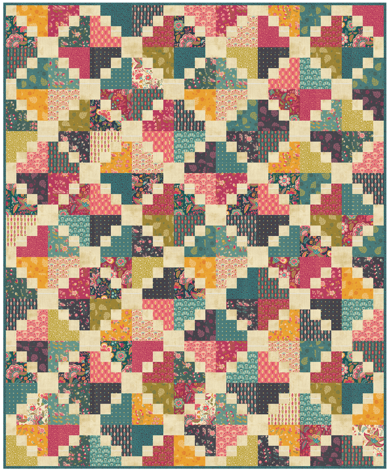 PRE - Order Crystal Manning - Esther Quilt Kit featuring Sitara - September 2026 - Modern Fabric Shoppe