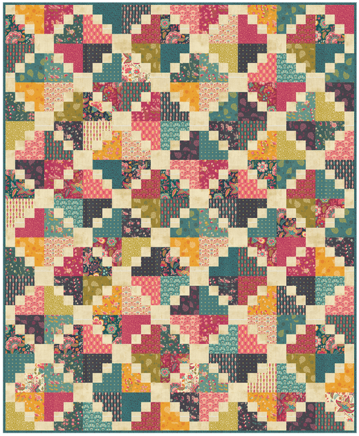 PRE - Order Crystal Manning - Esther Quilt Kit featuring Sitara - September 2026 - Modern Fabric Shoppe