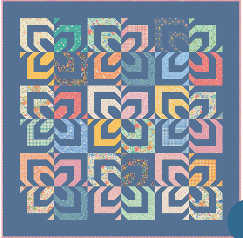 PRE - Order Crystal Manning - Kaledoscope Quilt Kit featuring Cannon Beach - February 2026 - Modern Fabric Shoppe