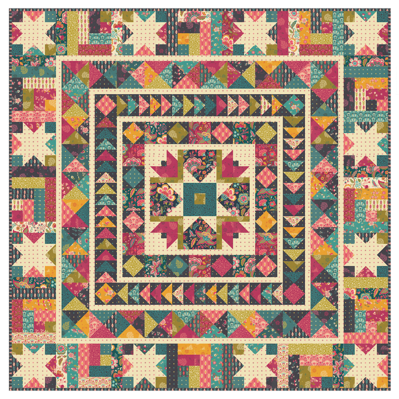 PRE - Order Crystal Manning - Starwoven Quilt Kit featuring Sitara - September 2026 - Modern Fabric Shoppe