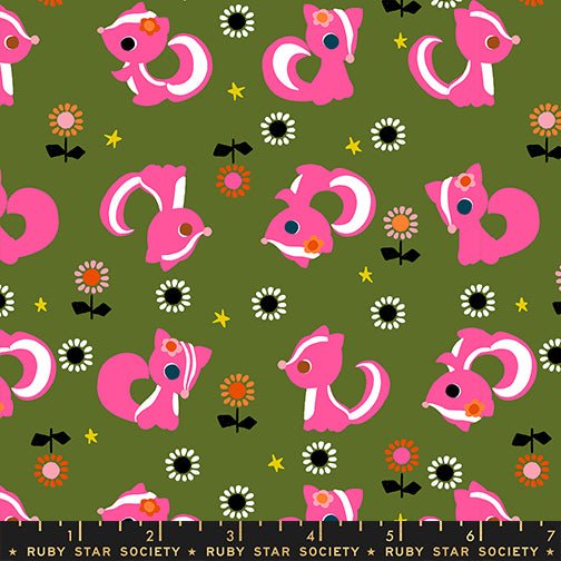 PRE-Order Daisy Days by Alexia Marcella Abegg- RS 4172 13 Sarah Green - Half Yard- April 2027 - Modern Fabric Shoppe