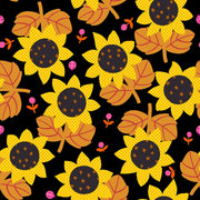 PRE-Order Daisy Days by Alexia Marcella Abegg- RS 4173 16 Black- Half Yard- April 2027 - Modern Fabric Shoppe