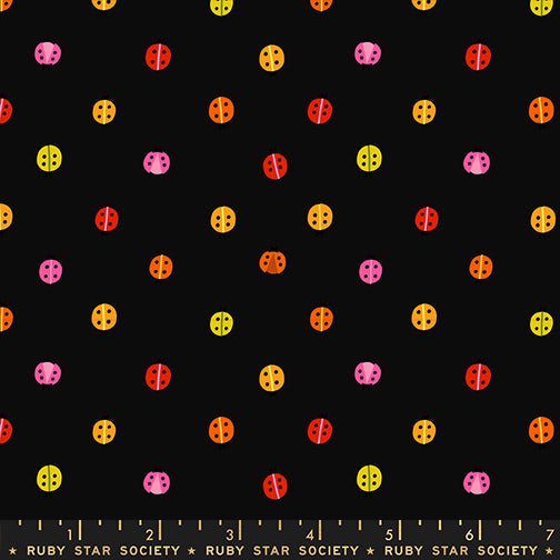 PRE-Order Daisy Days by Alexia Marcella Abegg- RS 4176 14 Black- Half Yard- April 2027 - Modern Fabric Shoppe