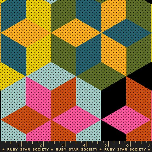 PRE-Order Daisy Days by Alexia Marcella Abegg- RS 4177 20 Black- Half Yard- April 2027 - Modern Fabric Shoppe