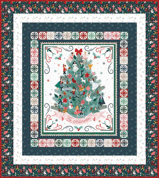 PRE - ORDER Decorate the Tree Panel Quilt Kit - Blue featuring Nutcracker Tradition by Jennifer Long - May 2026 - Modern Fabric Shoppe