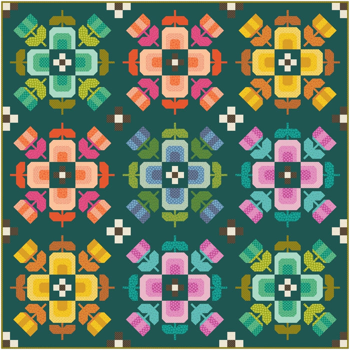 PRE - ORDER Elizabeth Hartman - Casserole Quilt Kit - featuring Scenery - May 2026 - Modern Fabric Shoppe