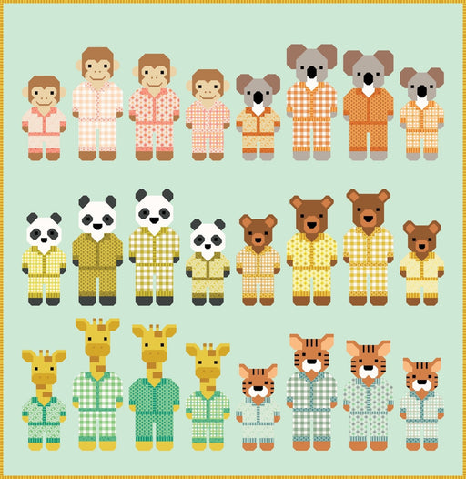 PRE - ORDER Elizabeth Hartman - Pajama Party Quilt Kit featuring Popcorn - November 2026 - Modern Fabric Shoppe