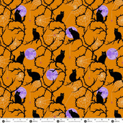 PRE-Order Enchanter by Libs Elliott- Nigella A-10780-O Flame- Half Yard- April 2027 - Modern Fabric Shoppe