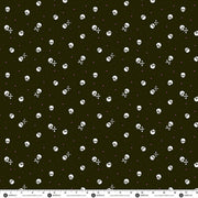 PRE-Order Enchanter by Libs Elliott- Skulls A-10781-K Raven- Half Yard- April 2027 - Modern Fabric Shoppe