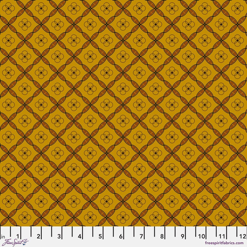 PRE - Order Enrapture by Giucy Giuce - Tiles PWGG009.CARNELIAN - Half Yard - November 2025 - Modern Fabric Shoppe